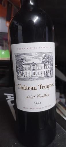 Bordeaux Saint-Émilion Château Truquet 2021