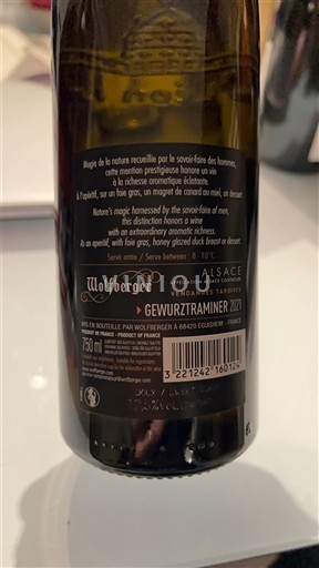 Alsace Gewurztraminer Vendanges Tardives Wolfberger 2021