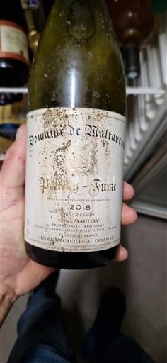 Dolina Loare Pouilly-fumé Domaine de Maltaverne 2018