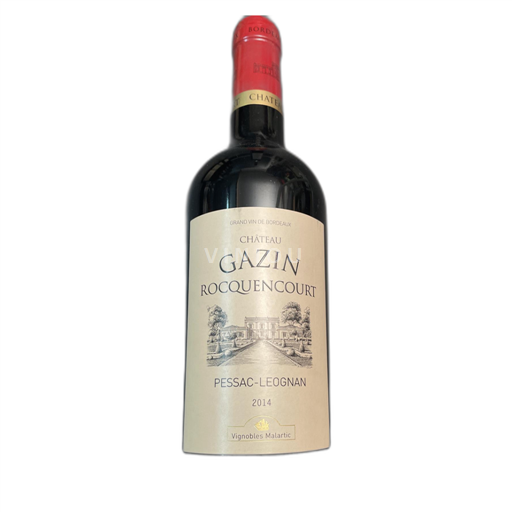 Bordeaux Pessac-Léognan Château Gazin Rocquencourt 2014
