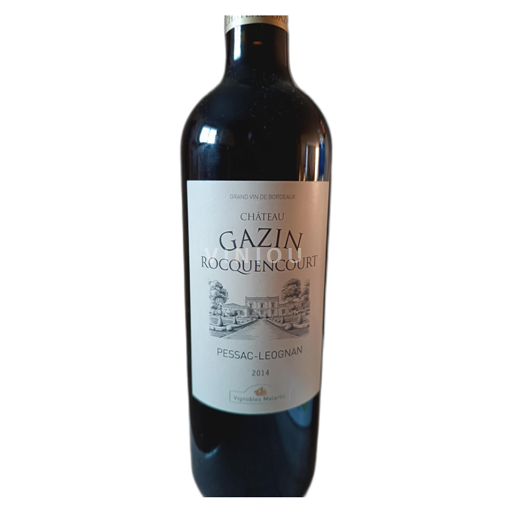 Burdeos Pessac-Léognan Château Gazin Rocquencourt 2014
