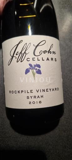 Vùng trồng nho được cấp phép California Rockpile Jeff Cohn Cellars Rockpile Vineyard 2016