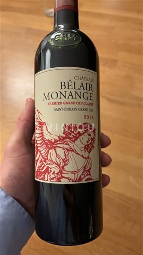 Bordeaux Saint-Émilion Grand Cru Premier Grand Cru Classé Château Bélair-Monange 2014
