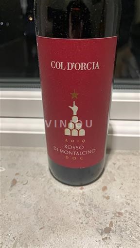 Toscana Rosso de Montalcino Col d'Orcia 2019