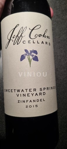 Kaliforniska AVA Ospecificerad Jeff Cohn Cellars Sweetwater Springs Vineyard 2015