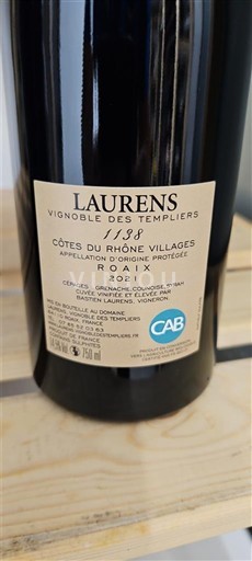Valle del Ródano No especificado Laurens Vignoble des Templiers 2021