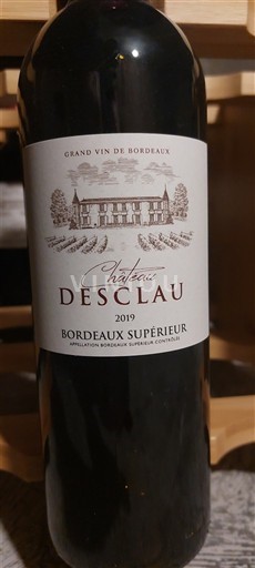 Burdeos Bordeaux superior Château Sclau 2019