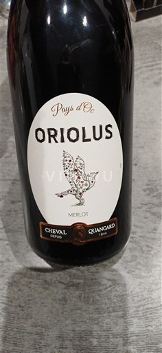 Languedoc a Roussillon Pays d'Oc Cheval Quancard Oriolus Neročník