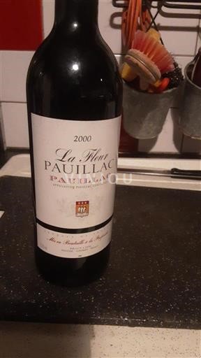 Bordeaux Pauillac La Fleur Pauillac 2000