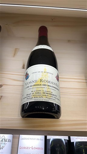 Burgundsko Vosne-romanée Premier Cru Domaine Remoriquet 1er Cru Au-Dessus des Malconsorts 2017