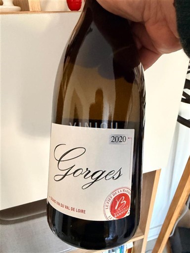 Loiren laakso Muscadet Domaine Barreau Gorges 2020