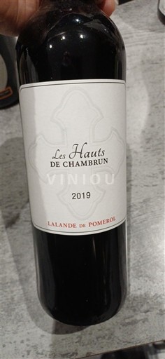 Burdeos Lalande-de-Pomerol Chambrun Les Hauts de Chambrun 2019