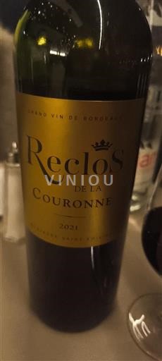 Bordeaux Reclos de la Couronne 2021