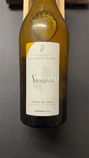Jura Côtes-du-jura Domaine Sainte Marie Savagnin 2014