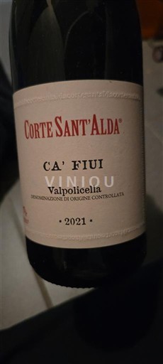 Wines of Veneto Valpolicella Corte Sant'Alda Ca' Fiui 2021