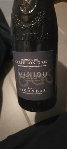 Valle del Ródano Gigondas Domaine Grapillon d'Or Excellence 2015