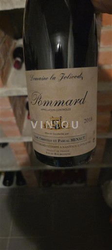 Borgoña Pommard Domaine La Jolivote 2018