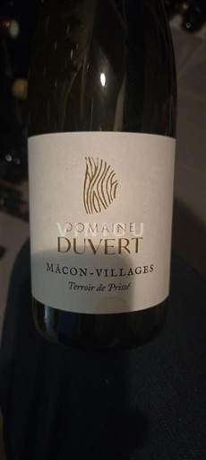 Burgundi Mâcon ja Mâcon-kylät Domaine Vert Terroir de Prissé 2023