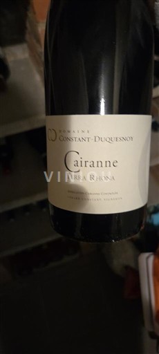 Rona dolina Cairanne Domaine Constant-Duquesnoy Terra Rhona 2019