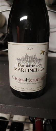 Valle del Ródano Crozes-Hermitage Domaine S Martinelles 2020