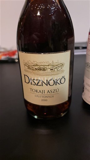 Tokaj Ikke specificeret Disznóko 5 Puttonyos 2000