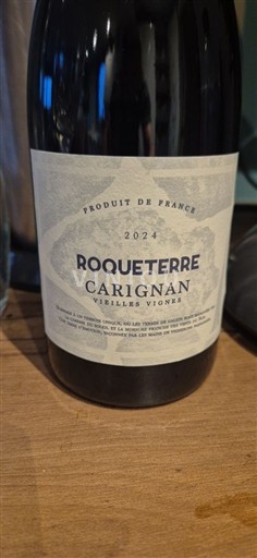 Languedoc og Roussillon Pays d'oc Roqueterre Carignan Vieilles Vignes 2024