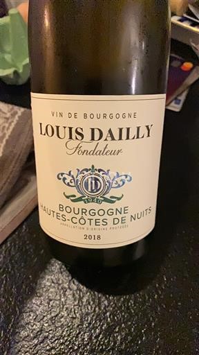 Bourgogne Ikke specificeret Louis Dailly Fondateur 2018