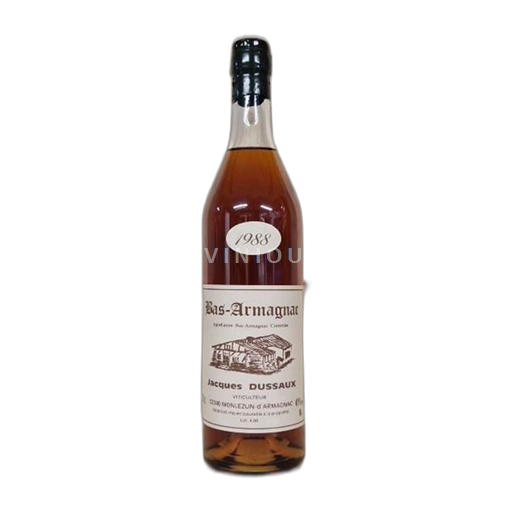 Armagnac XO Jacques Dussaux Jacques Dussaux  - 1988 Francie Jihozápad Bas-Armagnac
