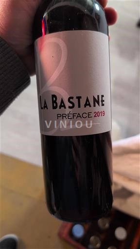 Bordeaux Côtes-de-bourg La Bastane Préface 2019