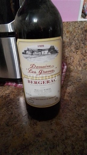 Sud-Ouest Bergerac Domaine Les Graves 1999