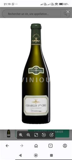 Burgundsko Chablis Premier Cru La Chablisienne Vaulorent 2018