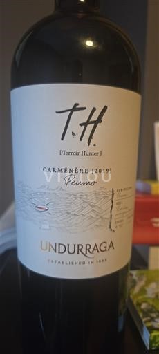 Chaopa-laakso Undurraga T.H. Terroir Hunter, Peumo 2019