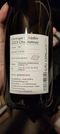 Bádensko Schlossgut Ebringen Ebringer Schädler 2023