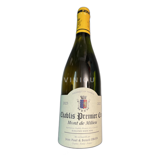 Bourgondië Chablis Premier Cru Jean-Paul & Benoît Droin Mont de Milieu 2023