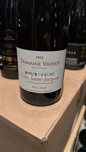 Borgonha Não especificado Domaine Vignot Côte Saint-Jacques 2023