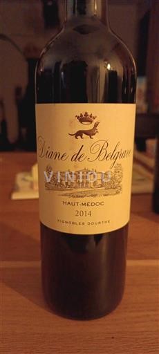 Bordéus Haut-Médoc Domaine Belgrave Diane de Belgrave 2014
