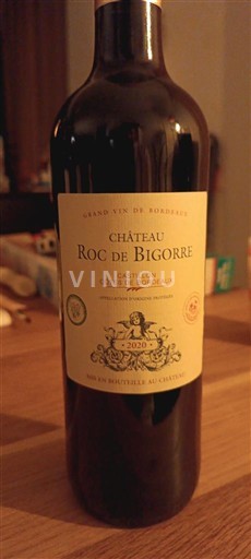 Bordeaux Castillon-côtes-de-bordeaux Château Roc de Bigorre 2020 Ei vuosikertaa
