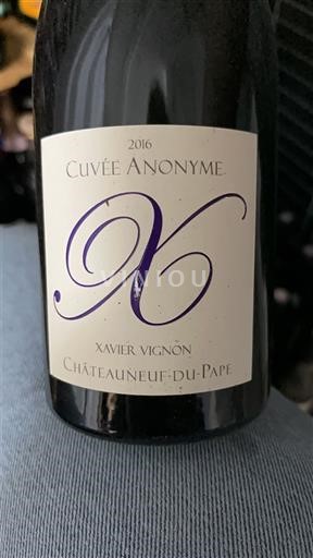 Rhônevallei Châteauneuf-du-Pape Xavier Vignon Anonyme 2016