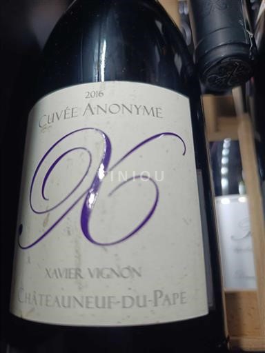 Údolí Rhôny Châteauneuf-du-Pape Xavier Vignon Anonyme 2016