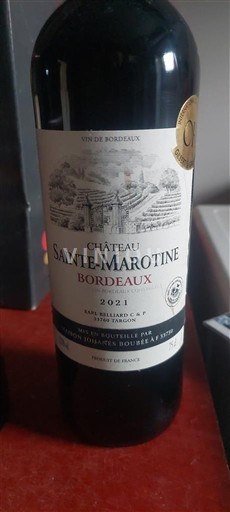 Bordeaux Château Sainte-Marotine 2021