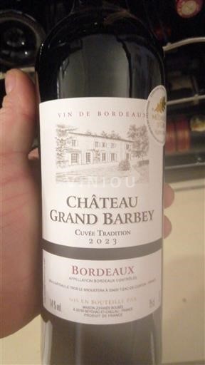 Bordeaux Château Grand Barbey Tradition 2023