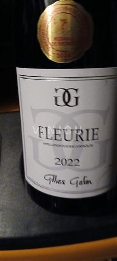 Beaujolais Fleurie Gilles Gelin 2022