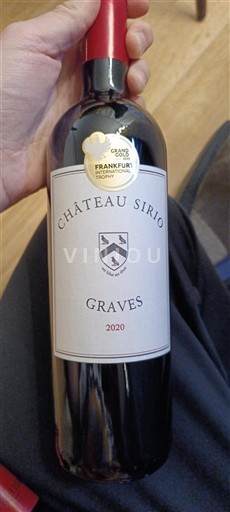 Bordeaux Graves Château Sirio 2020