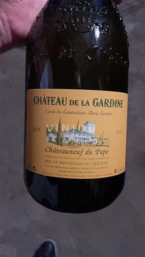 Rhônetal Châteauneuf-du-Pape Château La Gardine des Générations Marie-Léoncie 2018