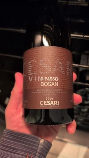 Veneto Ospecificerad Cesari Ripasso Bosan 2019