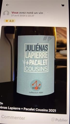 Beaujolais Juliénas Lapierre & Pacalet Cousins 2021