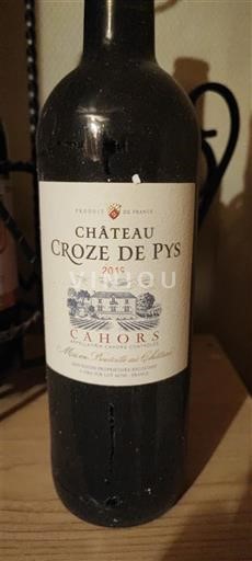 Sud-Ovest Cahors Château Croze de Pys 2019