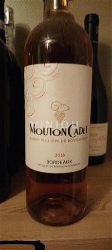 Bordeaux Mouton Cadet 2016