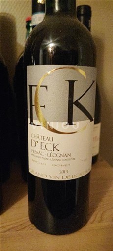 Bordeaux Pessac-Léognan Château Eck 2013