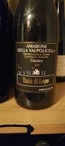 Wines of Veneto Unspecified Enrico Lavolta Tana di Lupo 2010